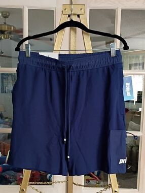 Prince Men's Navy Athletic PICKLEBALL/Tennis Shorts with Cargo Pocket